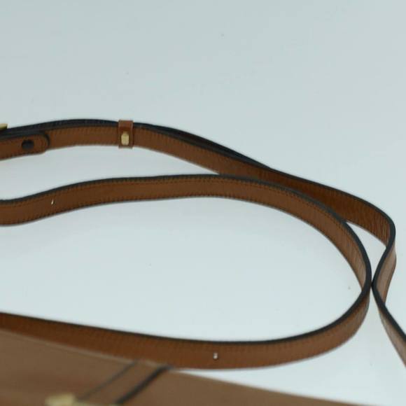 BALLY Shoulder Bag Leather Brown Auth ac2272 - Picture 14 of 16